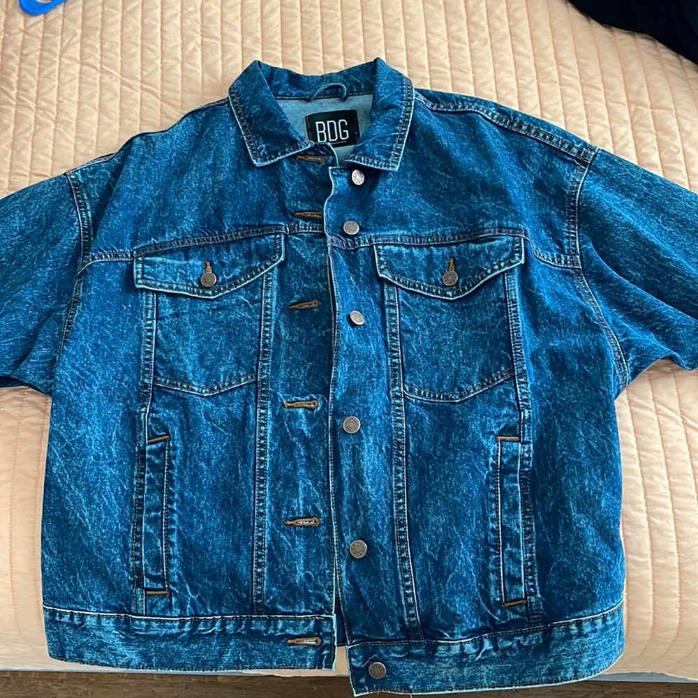 Oversized denim jacket